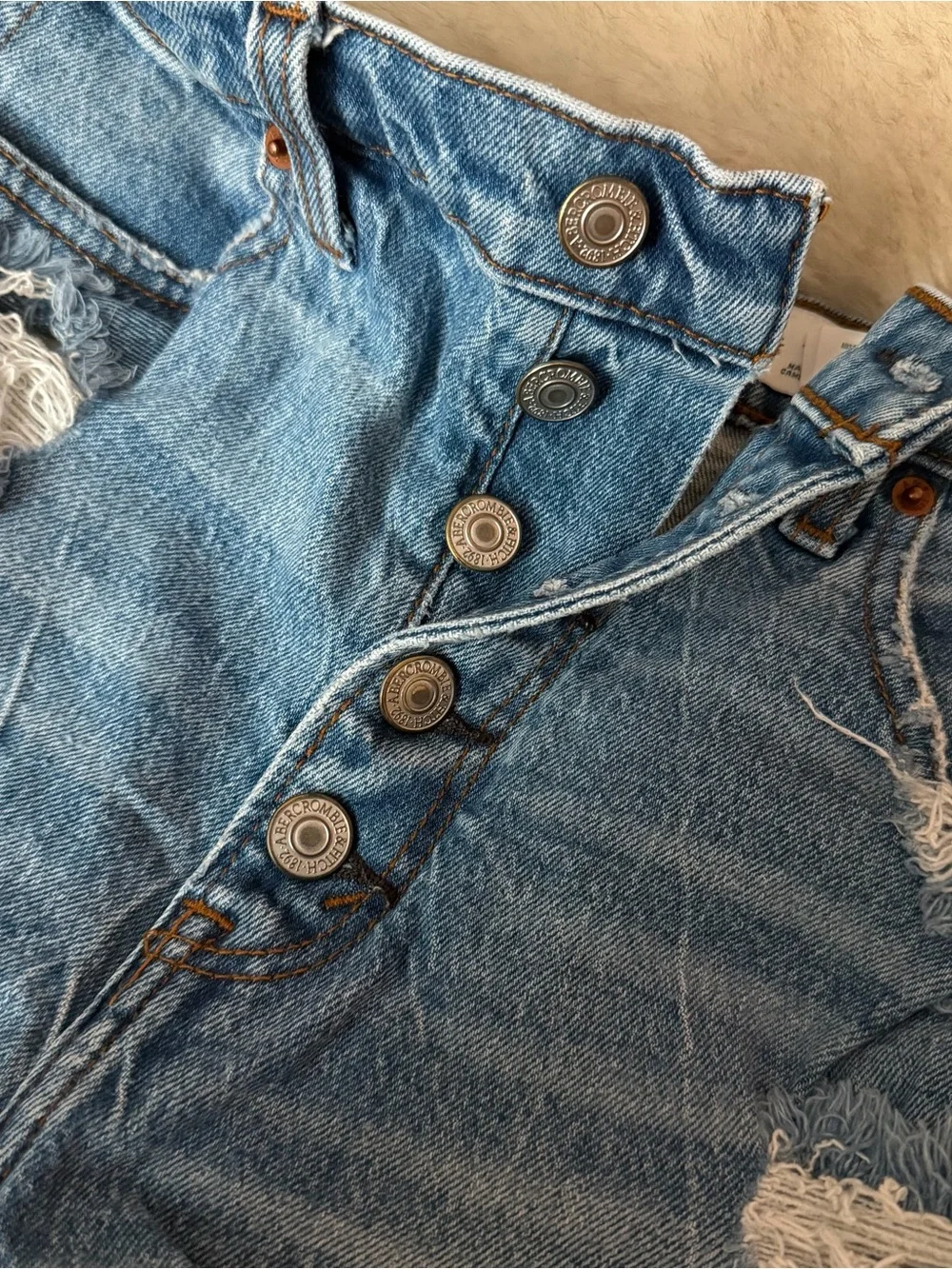 Abercrombie & Fitch Ultra High Rise Shorts